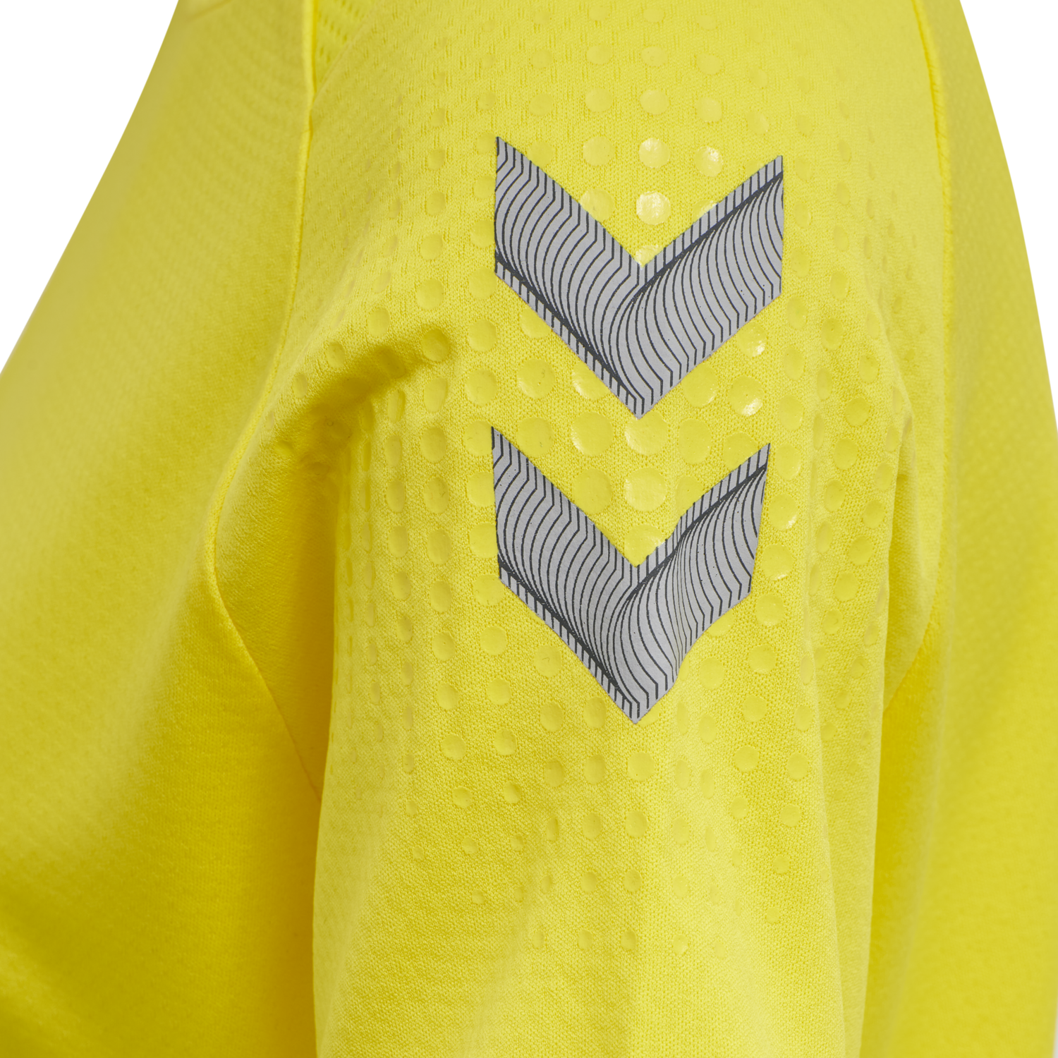 hmlLEAD WOMENS S/S POLY JERSEY, BLAZING YELLOW, packshot