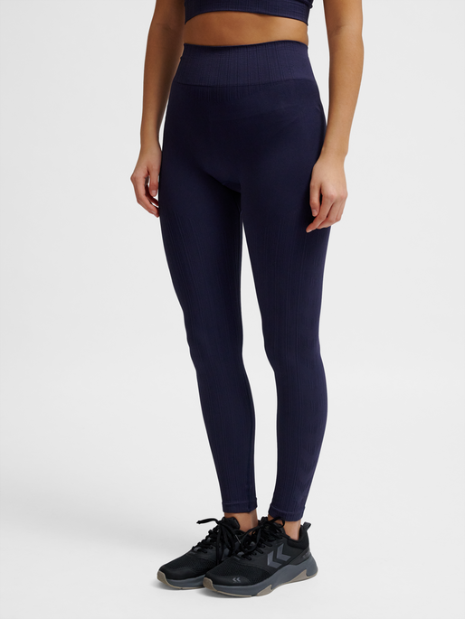 hmlMT DEFINE SEAML SCRUNCH TIGHTS, NIGHT SKY, model