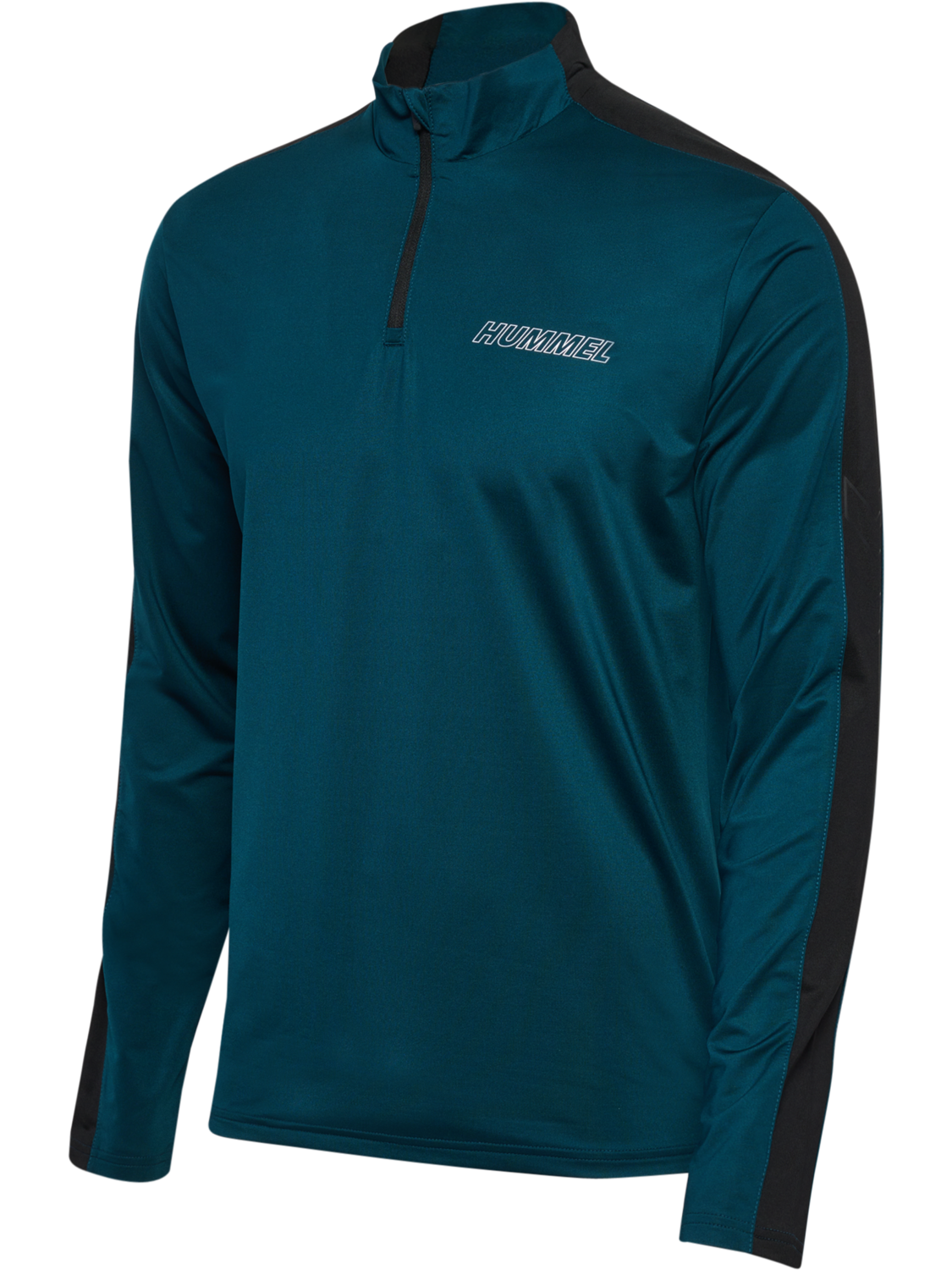 hmlTE STRENGTH PL HALF ZIP, REFLECTING POND, packshot