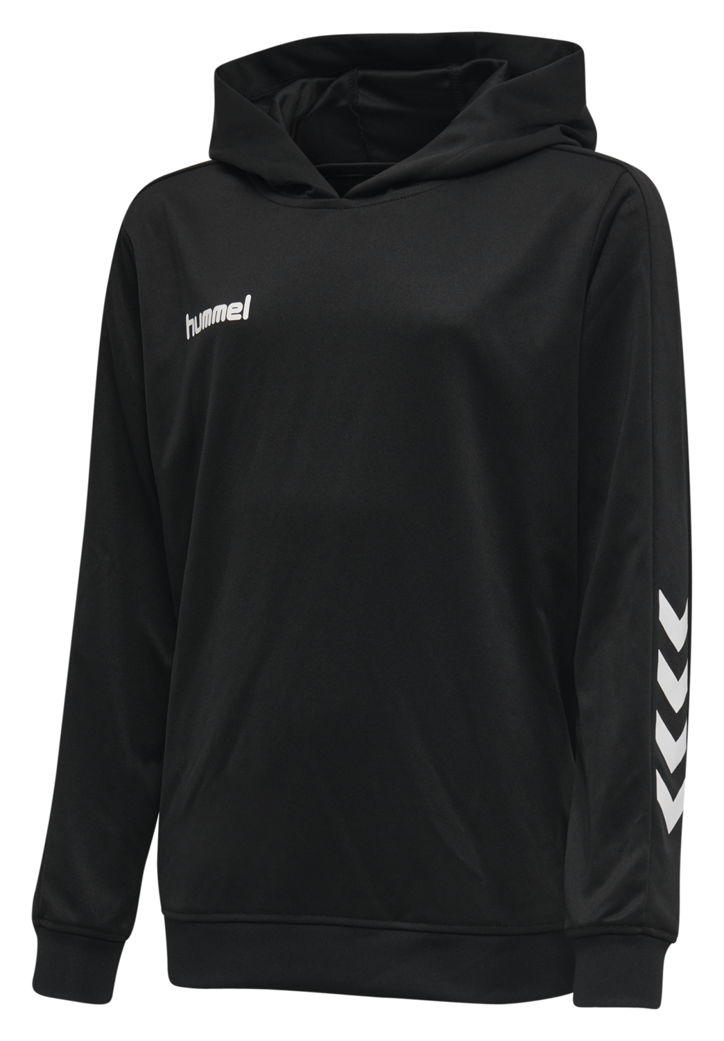 hmlPROMO KIDS POLY HOODIE, BLACK, packshot