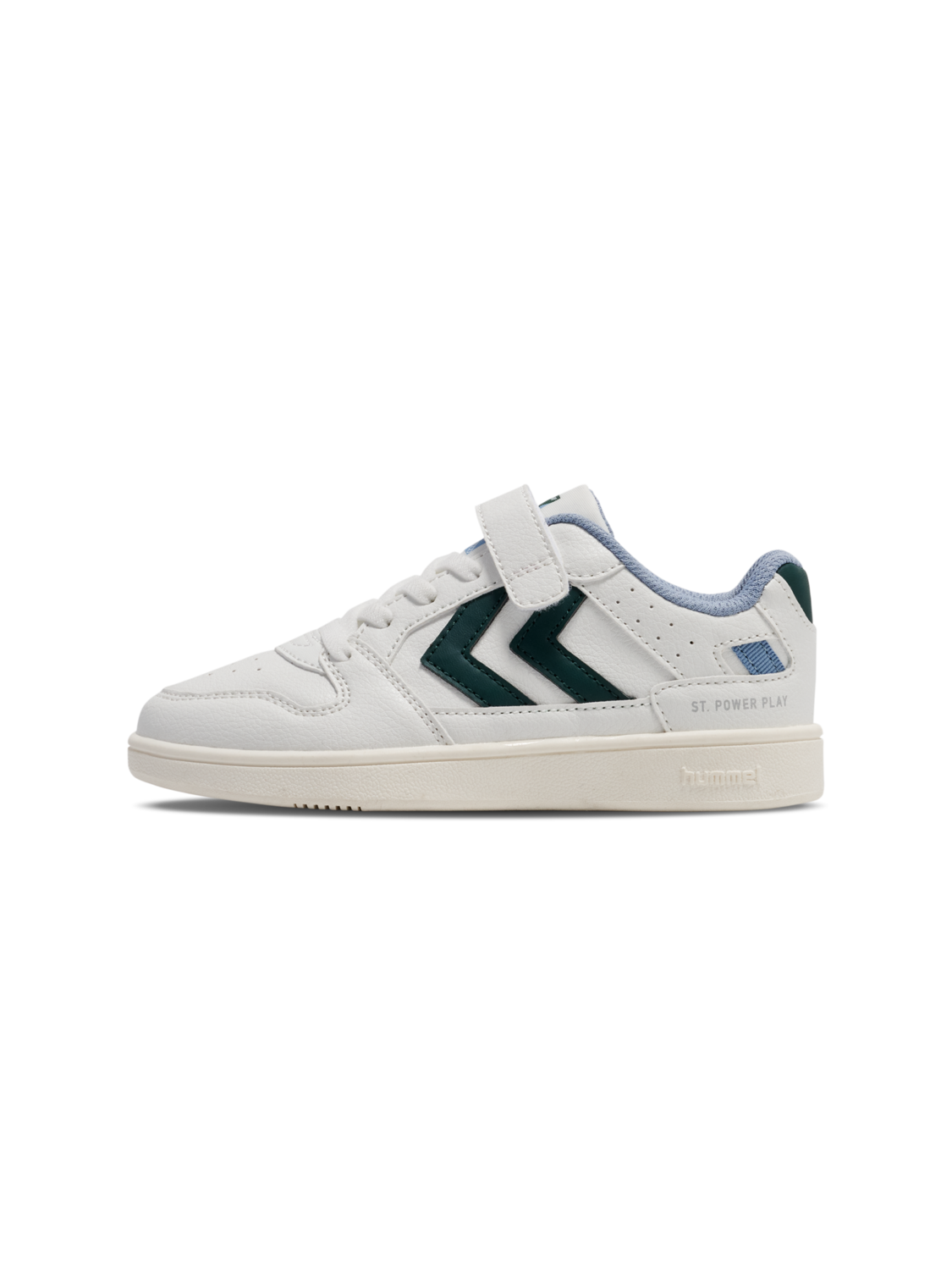 ST POWER PLAY JR, WHITE/GREEN, packshot