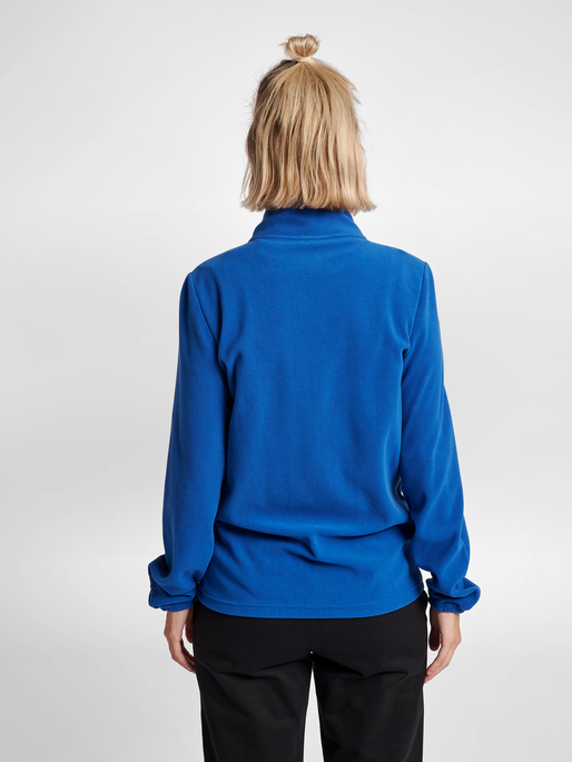 hmlNORTH FULL ZIP FLEECE JACKET WOM, TRUE BLUE, model