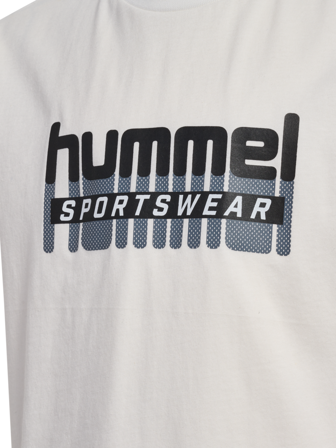 hmlTUKAS T-SHIRT S/S, MARSHMALLOW, packshot