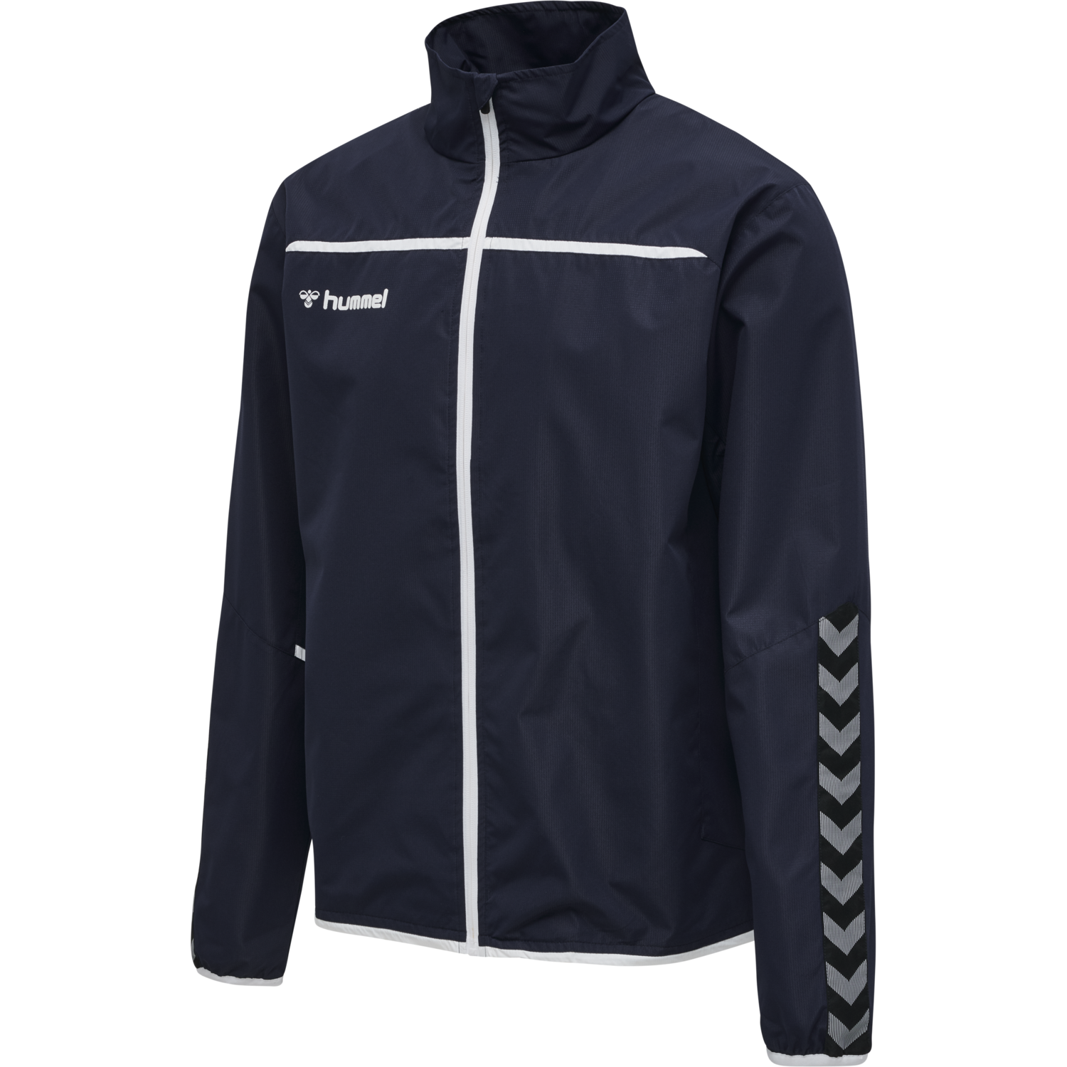 hmlAUTHENTIC KIDS TRAINING JACKET, MARINE, packshot
