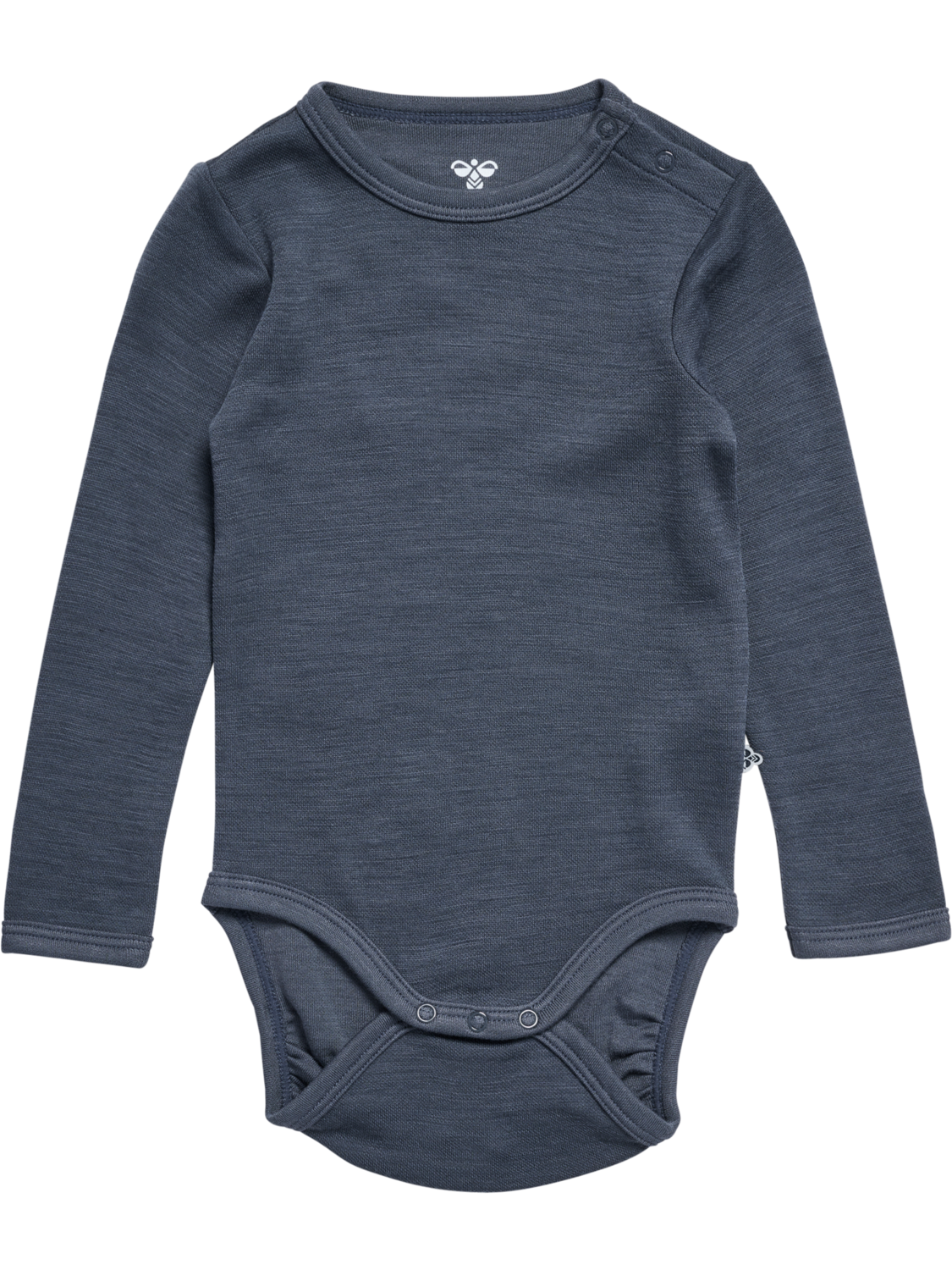hmlMINI WOOL SOLID BODY L/S, OMBRE BLUE, packshot