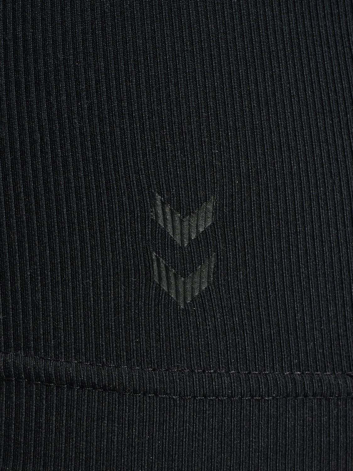 hmlPULSE RIB TANK TOP, BLACK, packshot