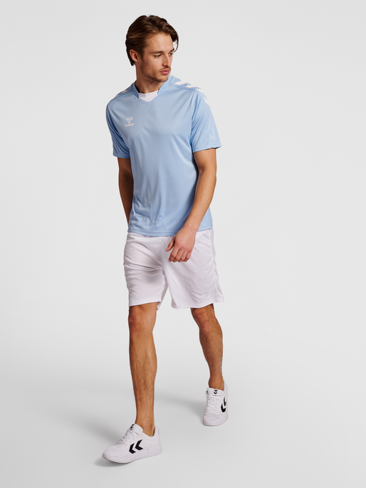 hmlCORE XK POLY SHORTS, WHITE/WHITE, model