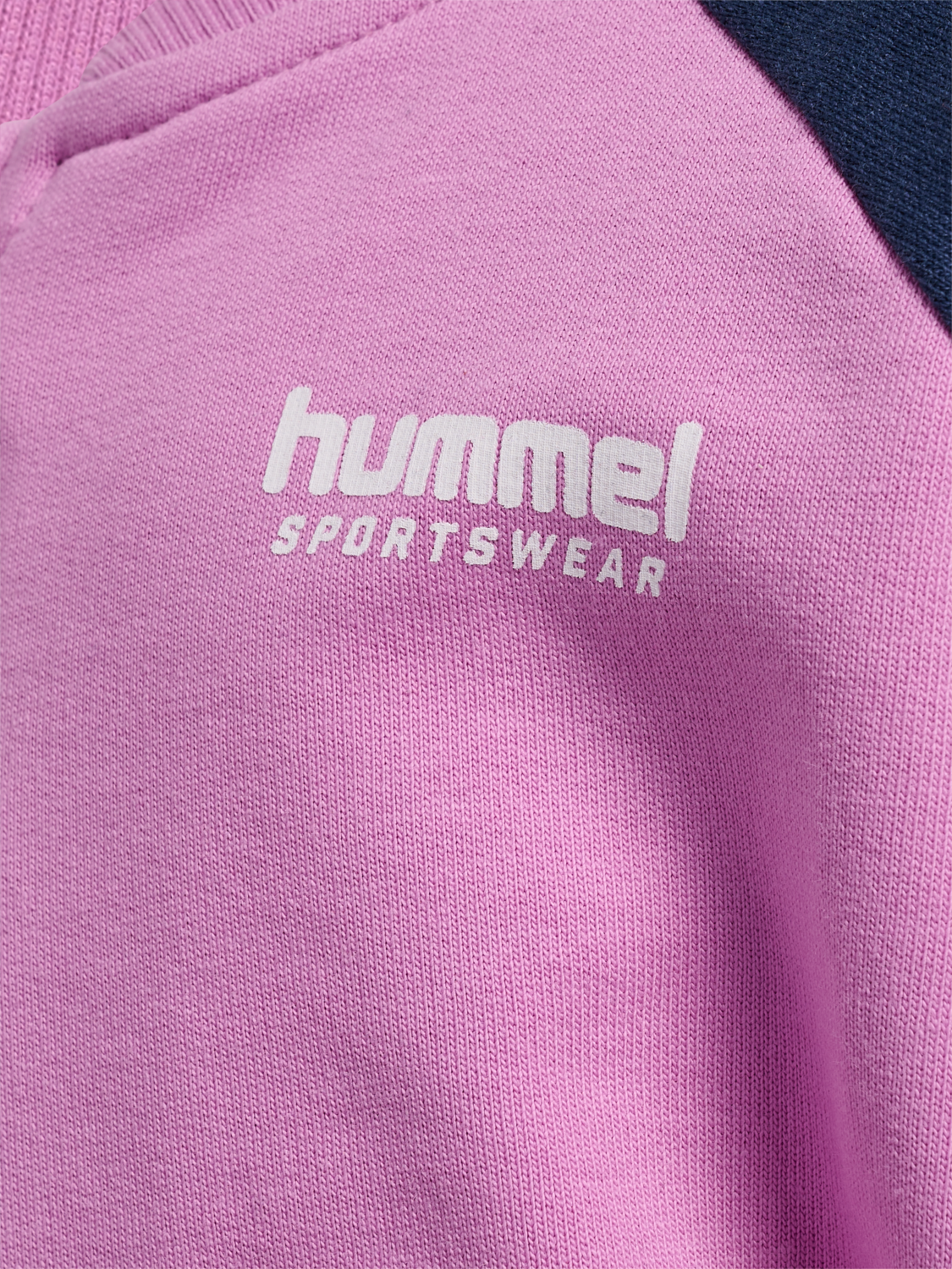 hmlMINI LOOSE BLOCK ZIP JACKET, VIOLET, packshot