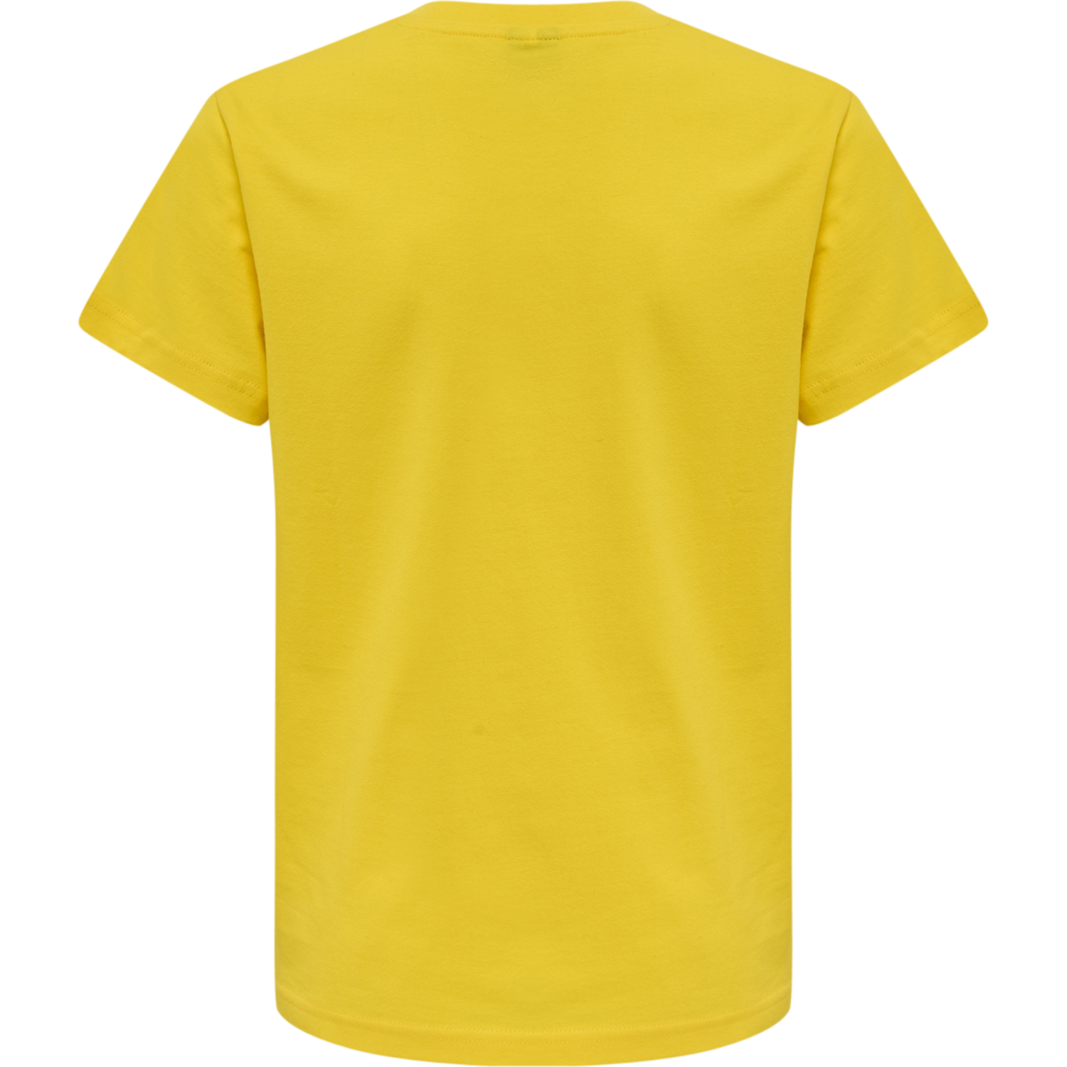hmlRED BASIC T-SHIRT S/S KIDS, EMPIRE YELLOW, packshot