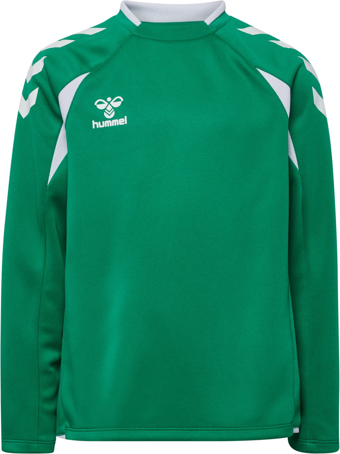 hmlCORE 2.0 CREW NECK KIDS, JELLY BEAN/WHITE, packshot