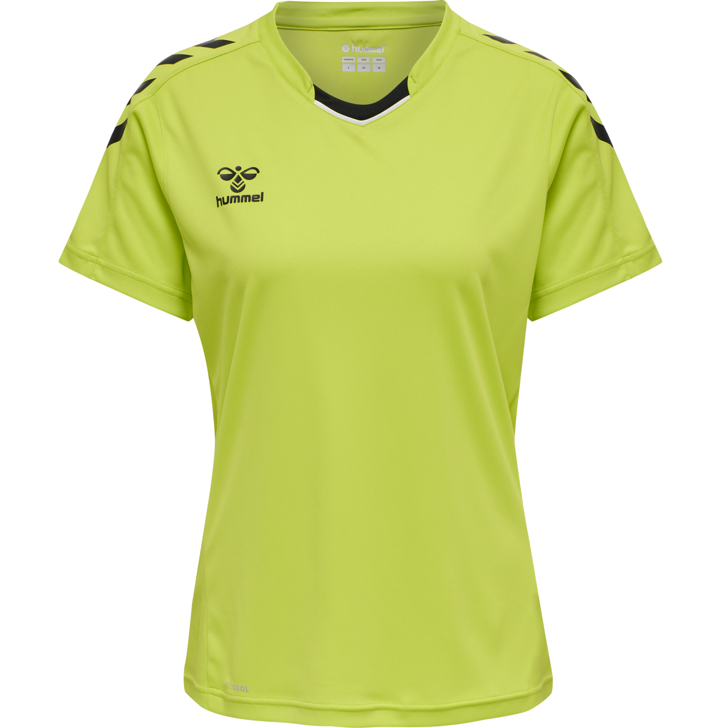 hmlCORE XK POLY JERSEY S/S WOMAN, LIME POPSICLE, packshot