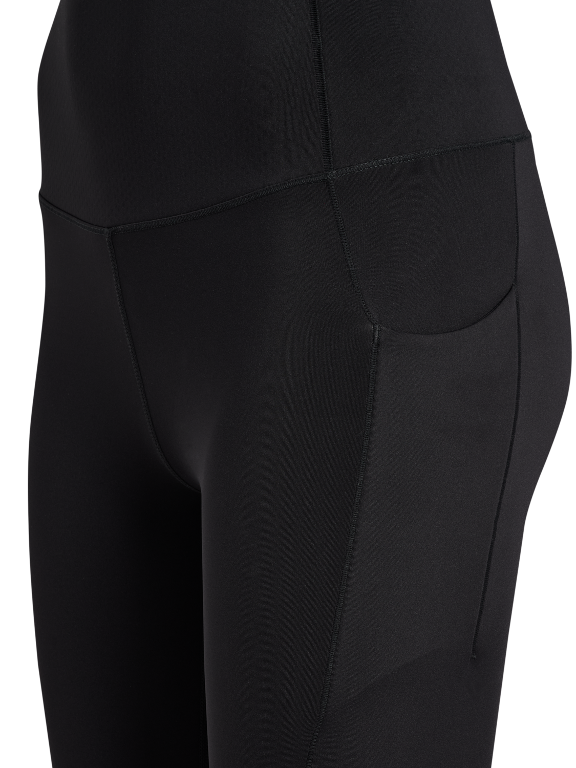hmlHIIT INTENSITY HIGH WAIST TIGHTS, BLACK/EBONY, packshot