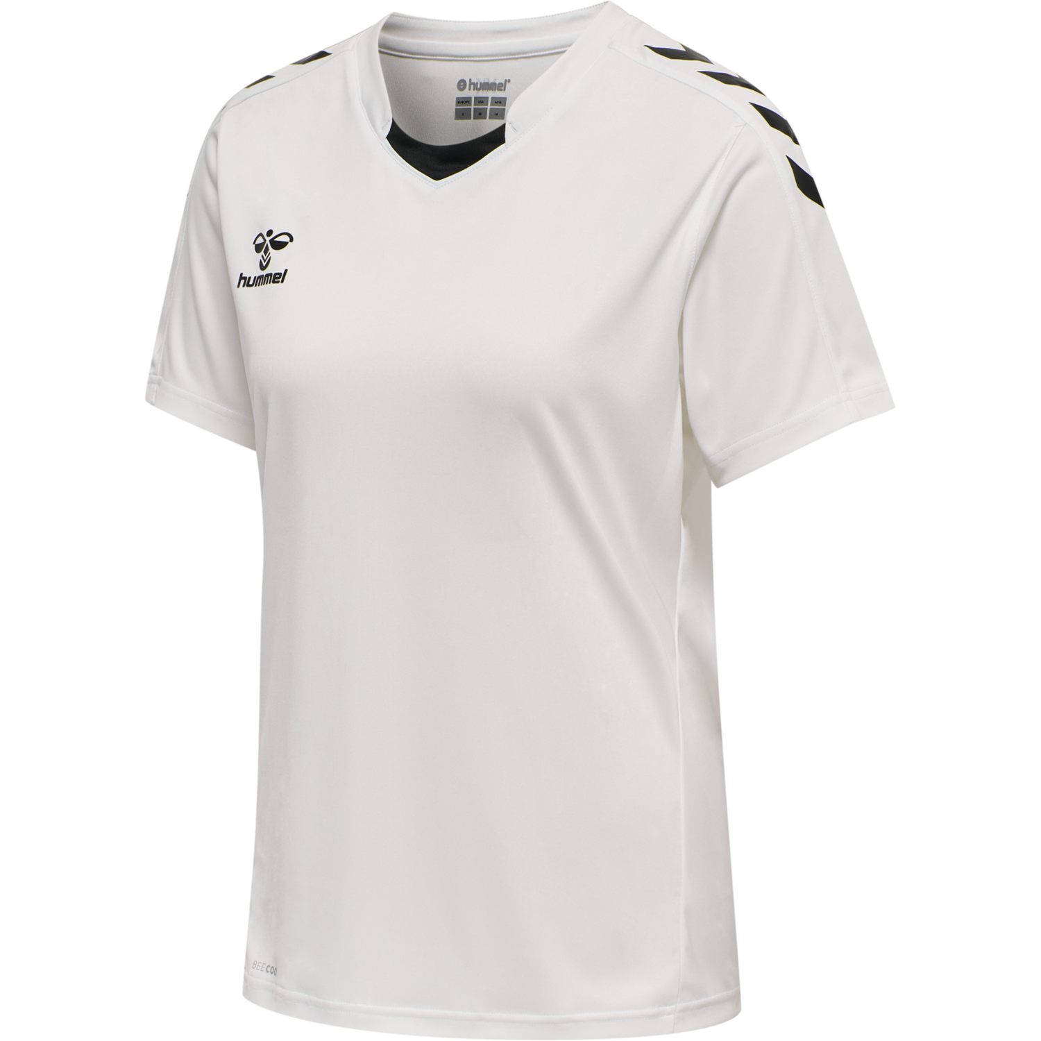 hmlCORE XK POLY JERSEY S/S WOMAN, WHITE, packshot