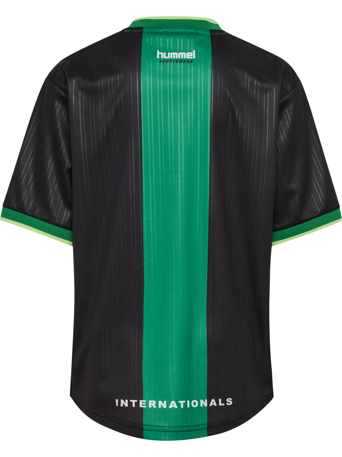 hmlJR LOOSE BALL  JERSEY S/S, BLACK, packshot