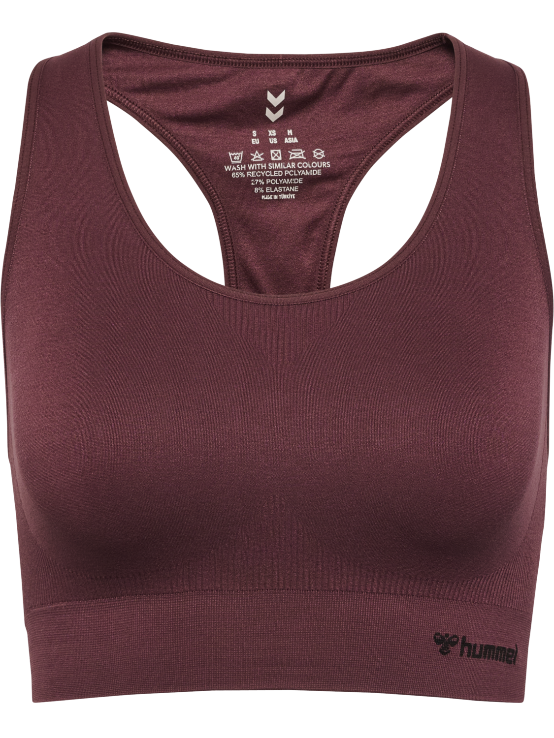 hmlTIF SEAMLESS SPORTS TOP, FUDGE, packshot