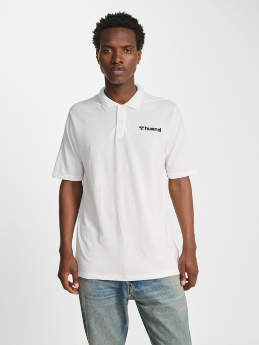 hmlMOVER COTTON POLO, WHITE, model