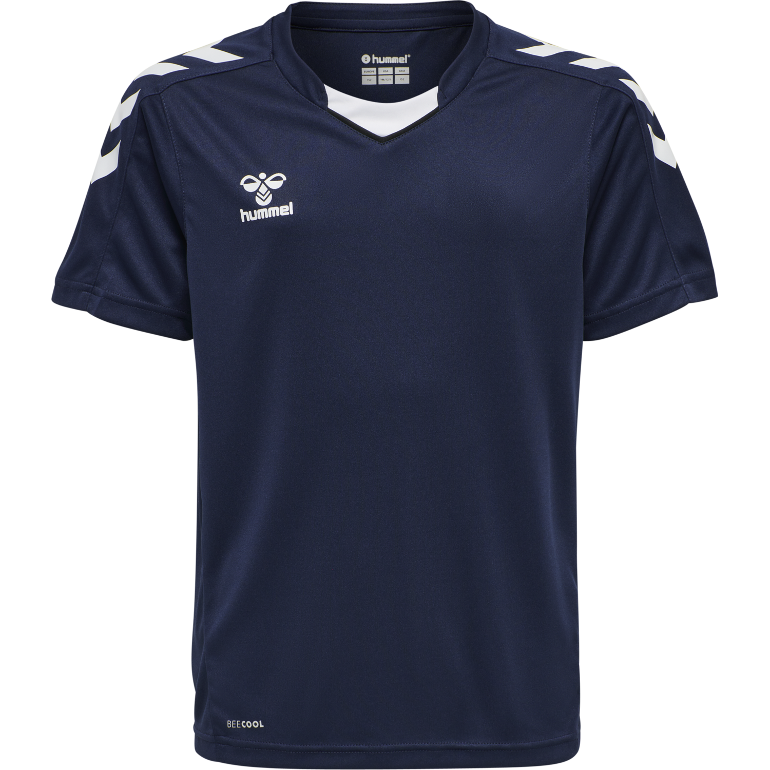 hmlCORE XK POLY JERSEY S/S KIDS, MARINE, packshot