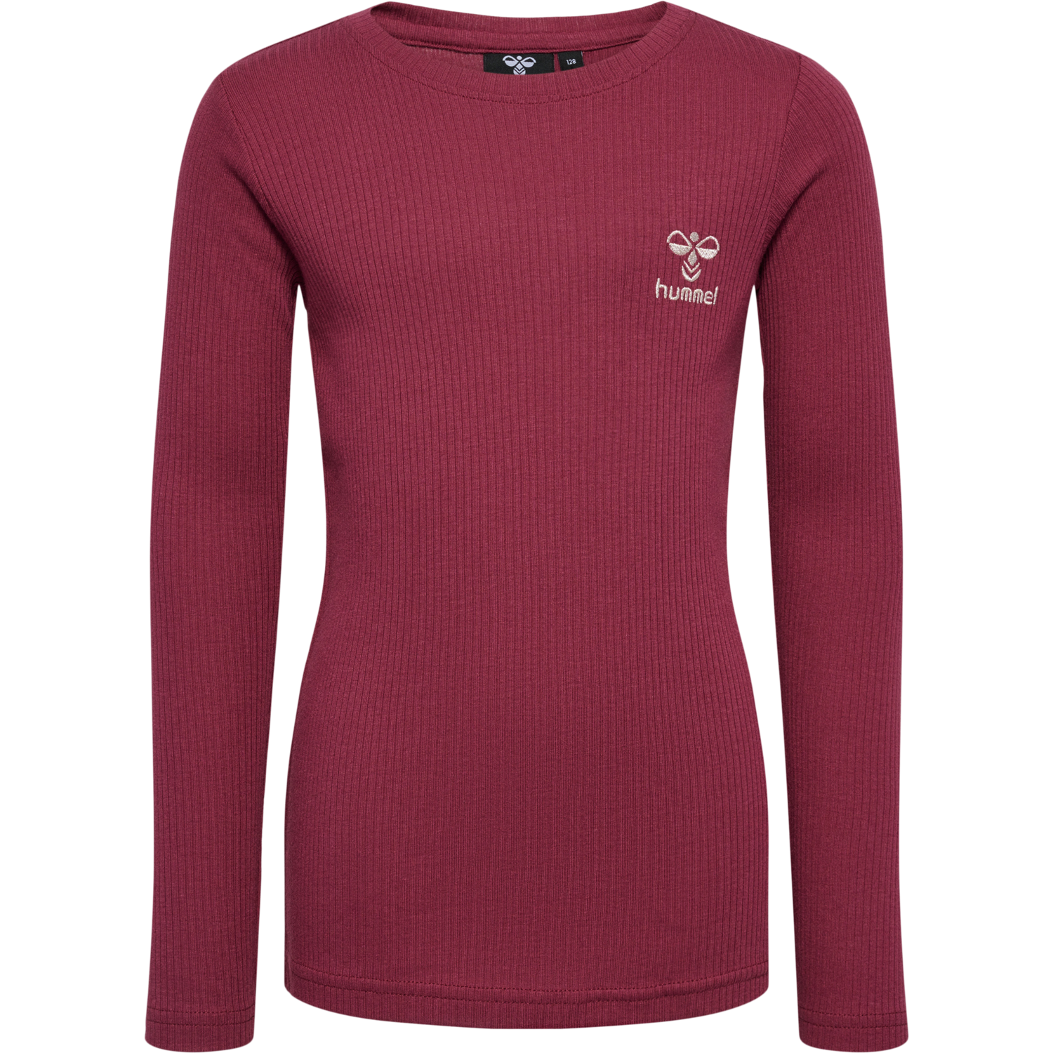 hmlREVE T-SHIRT  L/S, CORDOVAN, packshot