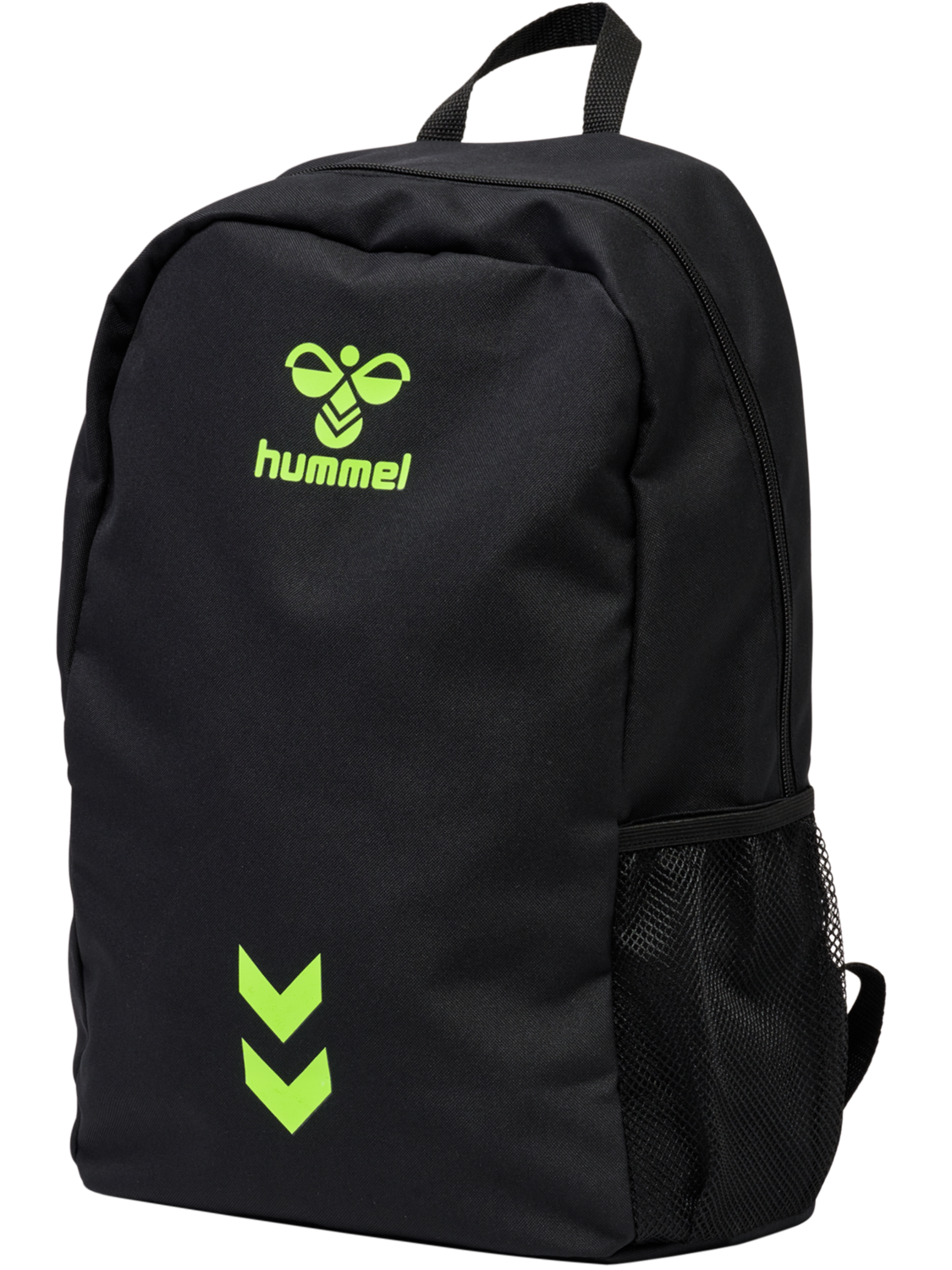 hmlESSENTIAL BACK PACK NEON, BLACK/GREEN GECKO, packshot