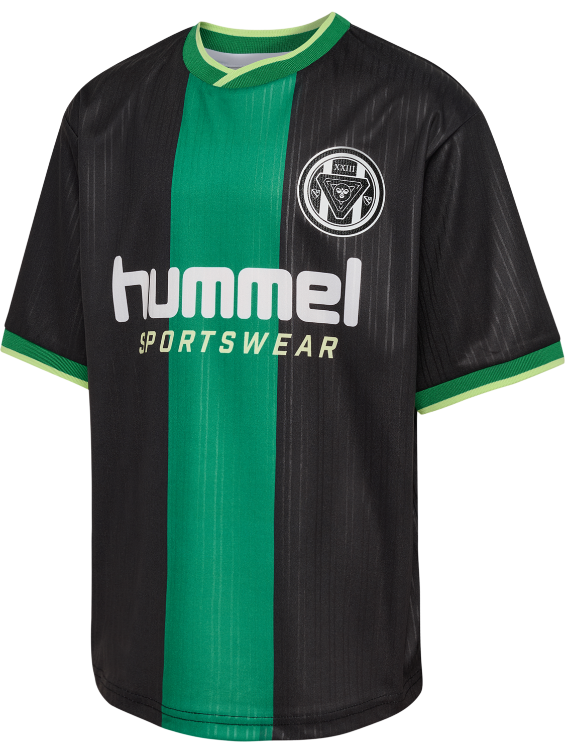 hmlJR LOOSE BALL  JERSEY S/S SET, BLACK, packshot