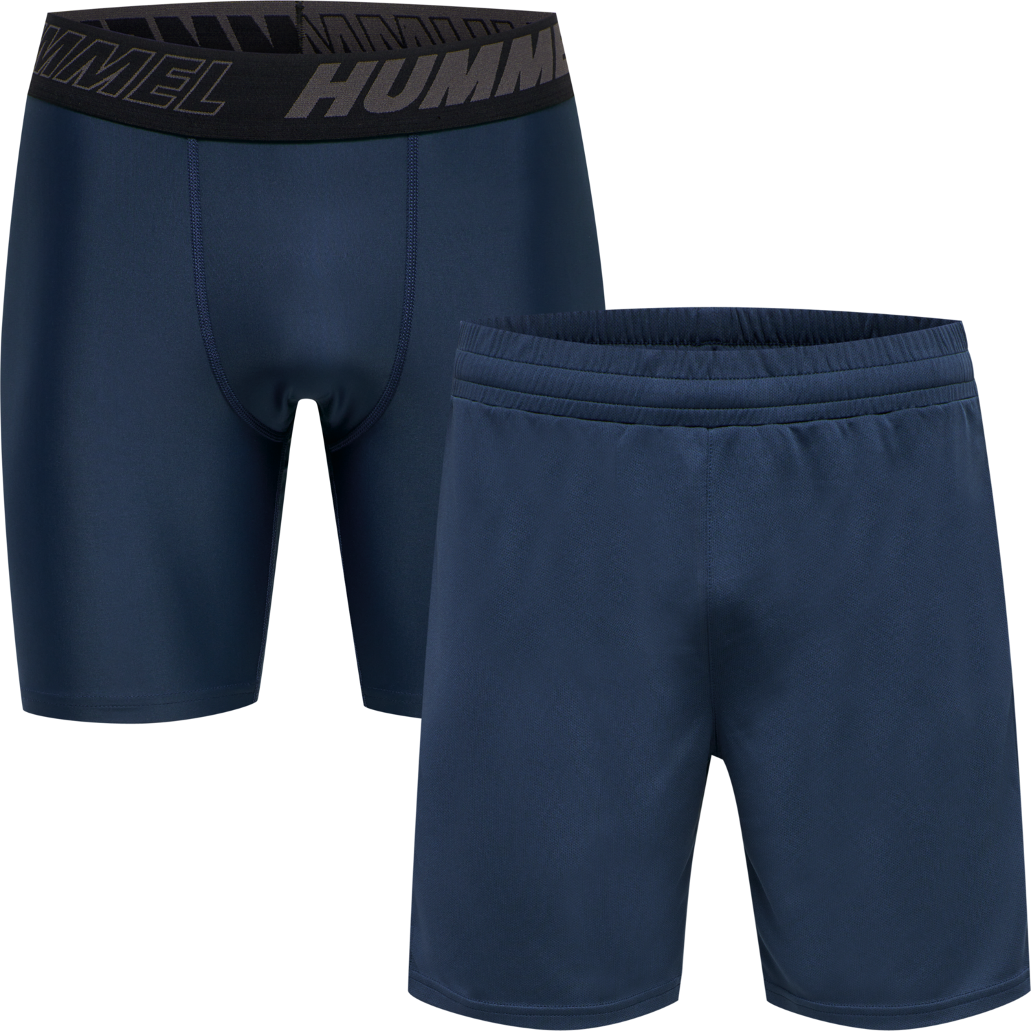 hmlTE TOPAZ 2-PACK SHORTS SET, INSIGNIA BLUE/INSIGNIA BLUE, packshot