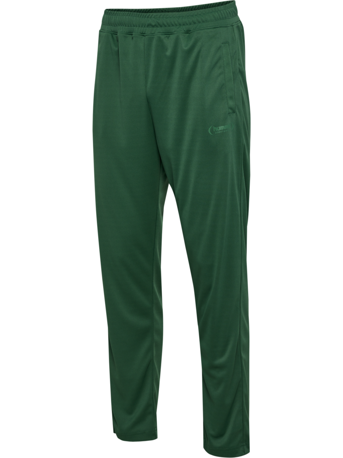 hmlFELIX  POLY TRACKSUIT SET, DARK GREEN, packshot