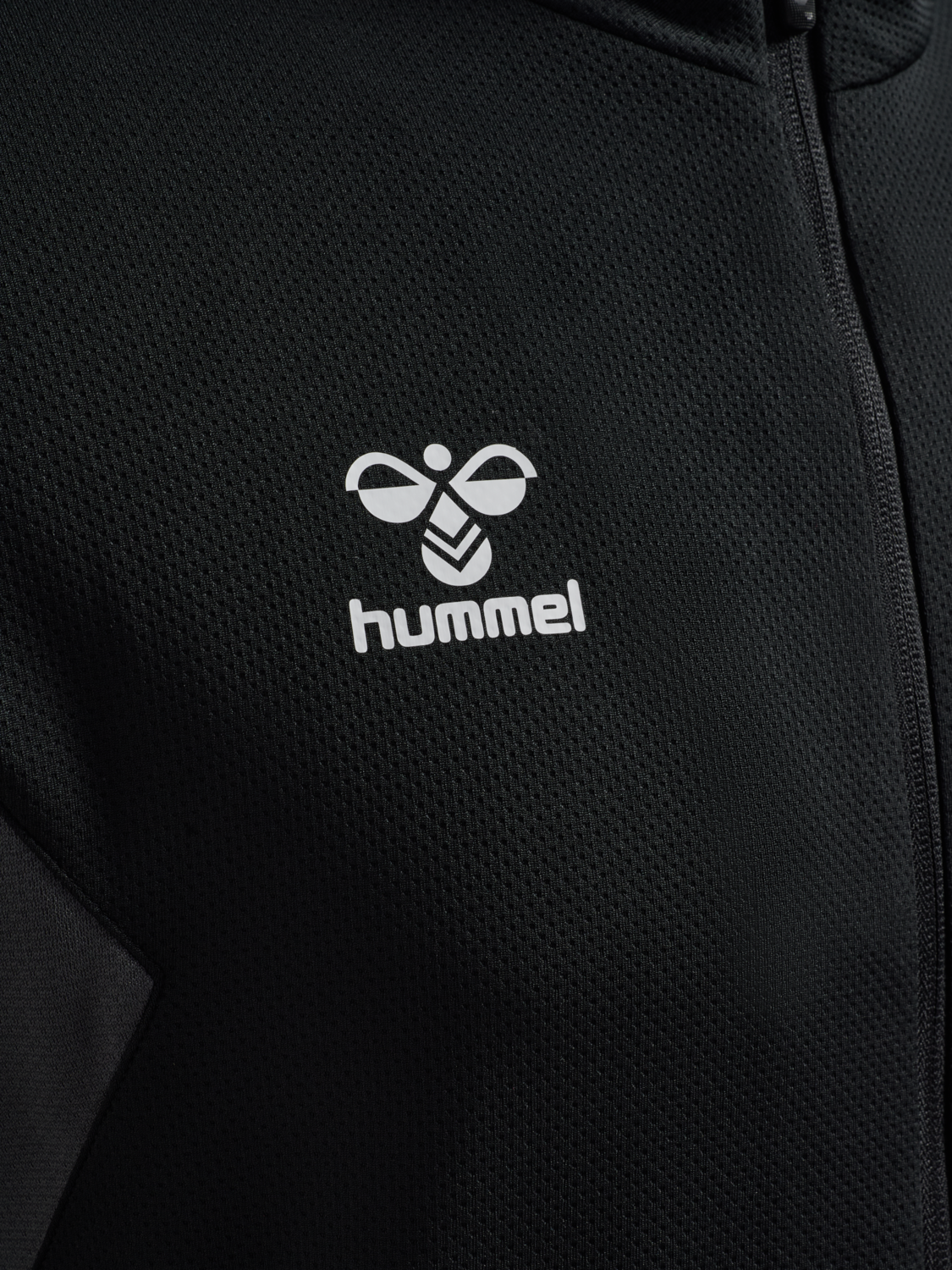 hmlAUTHENTIC PL ZIP JACKET, BLACK, packshot