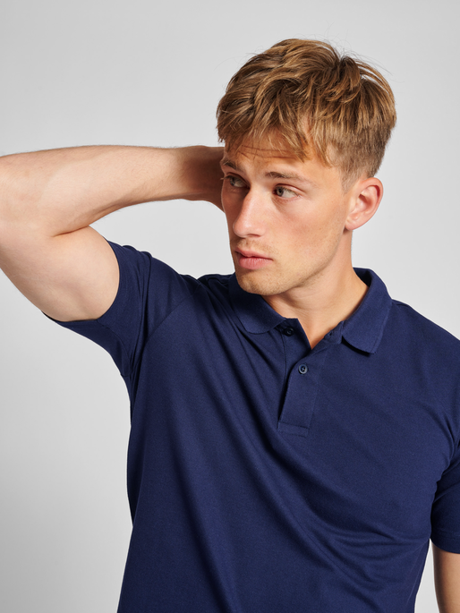 hmlRED STRETCH POLO, MARINE, model