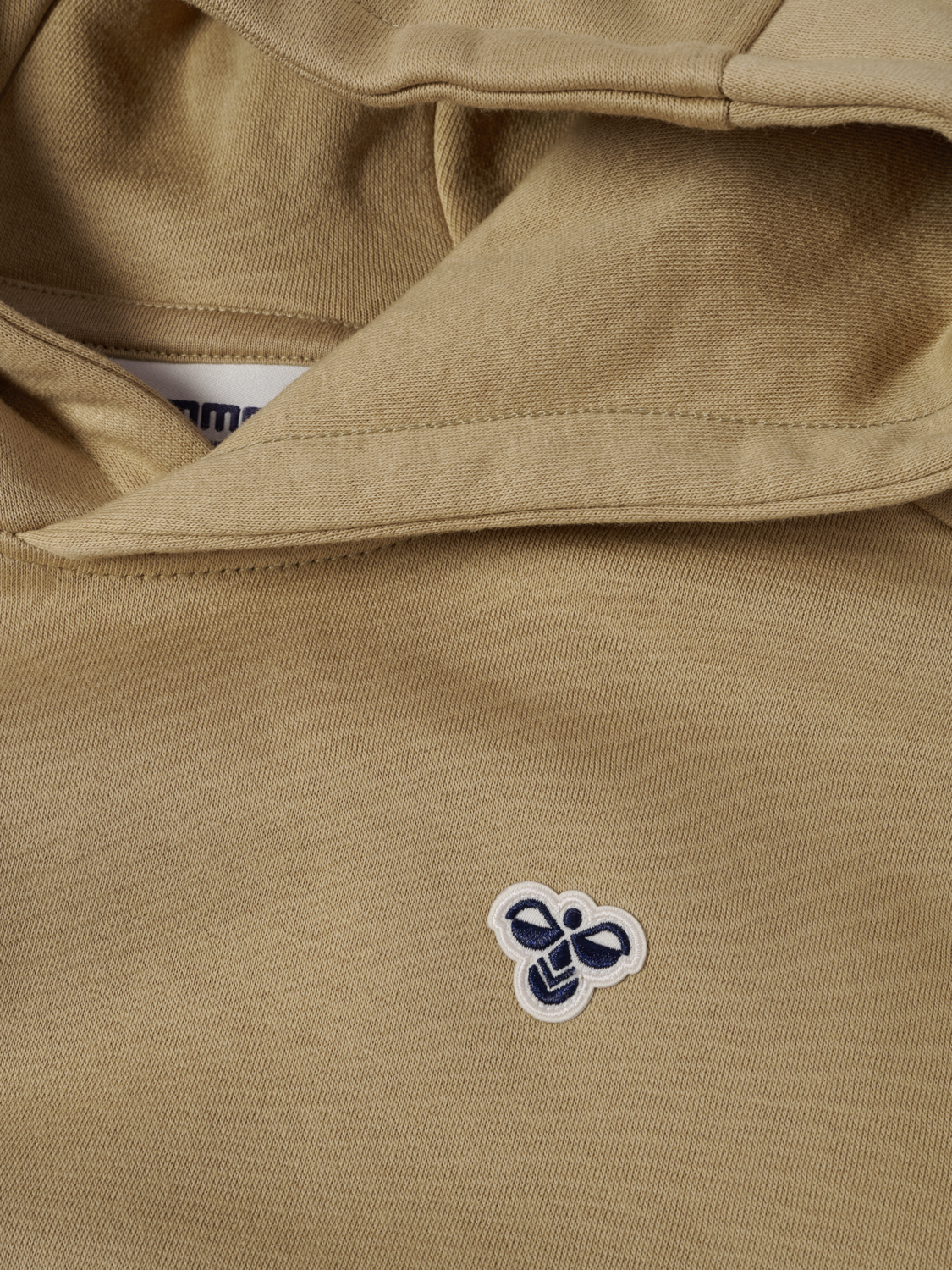 hmlJR LOOSE HOODIE BEE, CORNSTALK, packshot