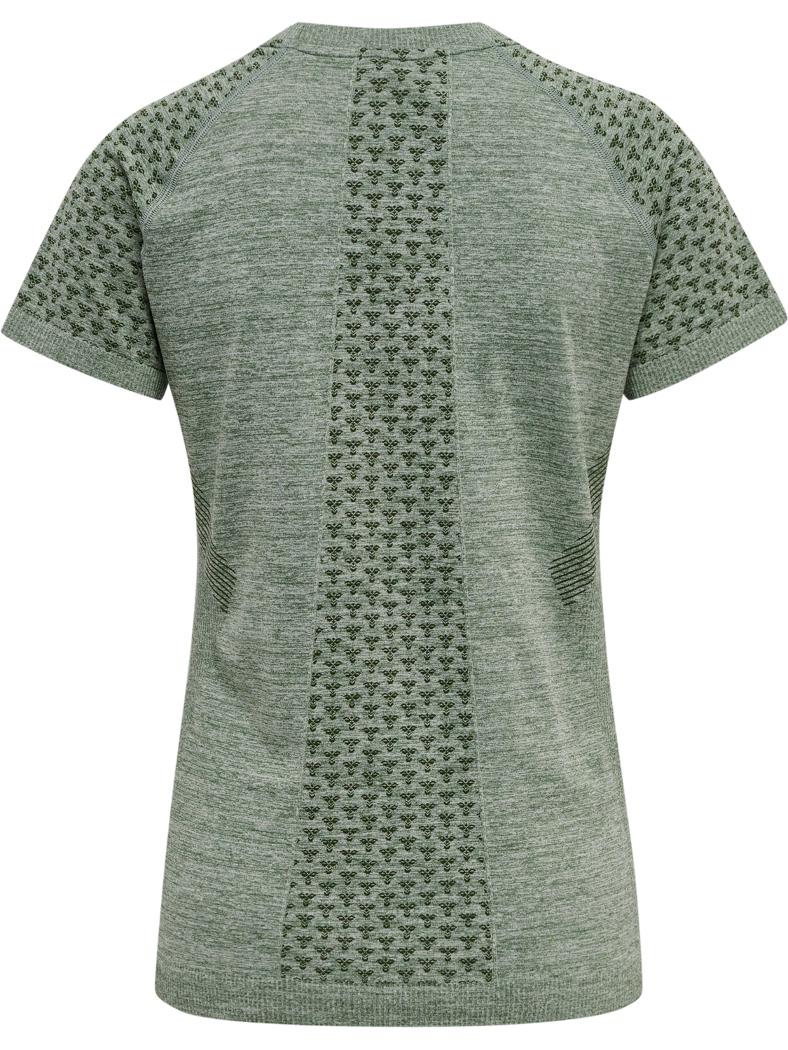 hmlCI SEAMLESS T-SHIRT, THYME MELANGE, packshot