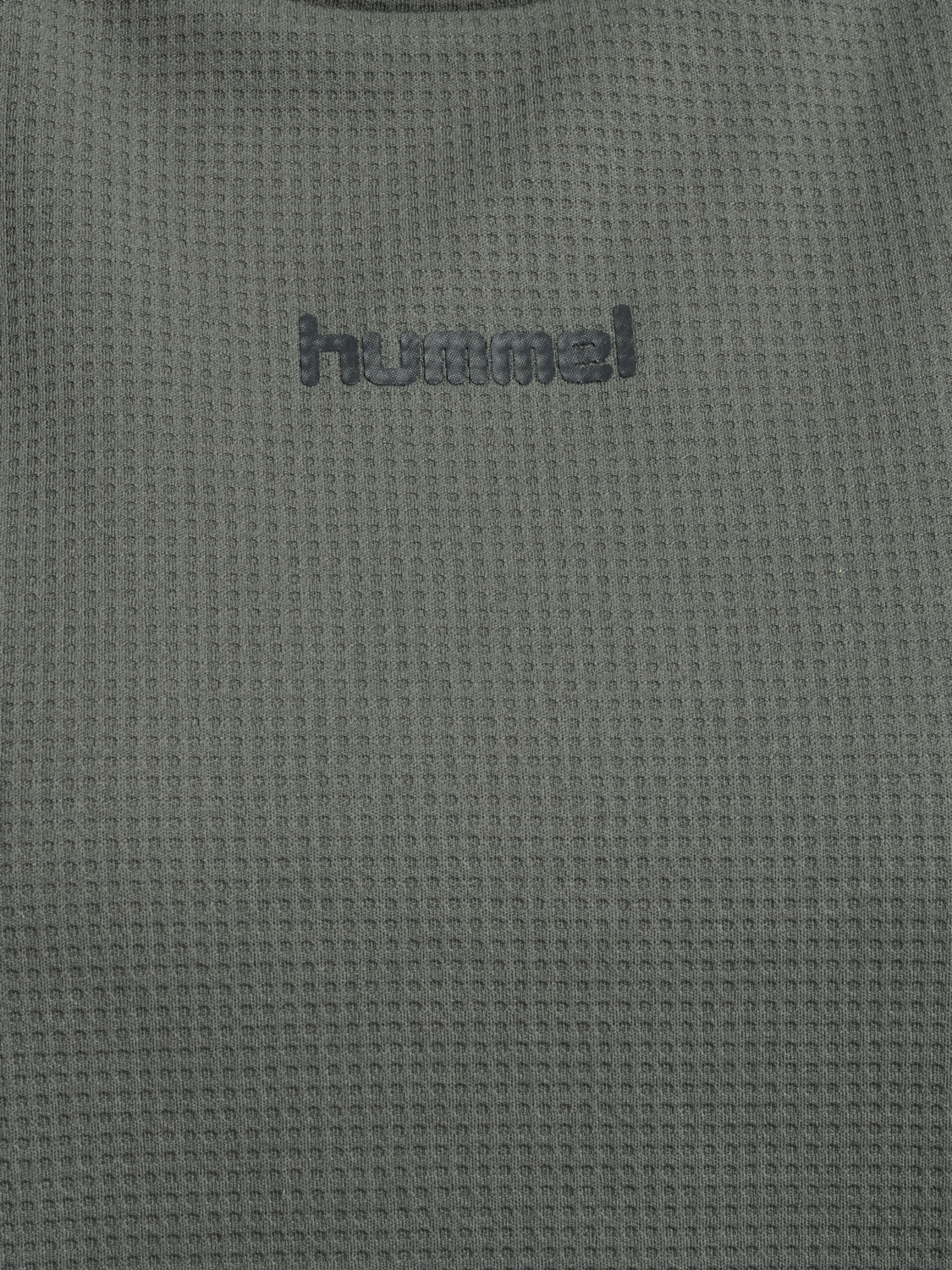hmlMOMENTUM W T-SHIRT L/S, CASTOR GRAY, packshot