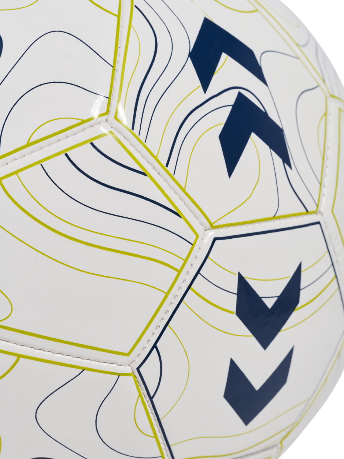 hmlBLAZE 2.0 TRAINING FOOTBALL, WHITE/MARINE, packshot