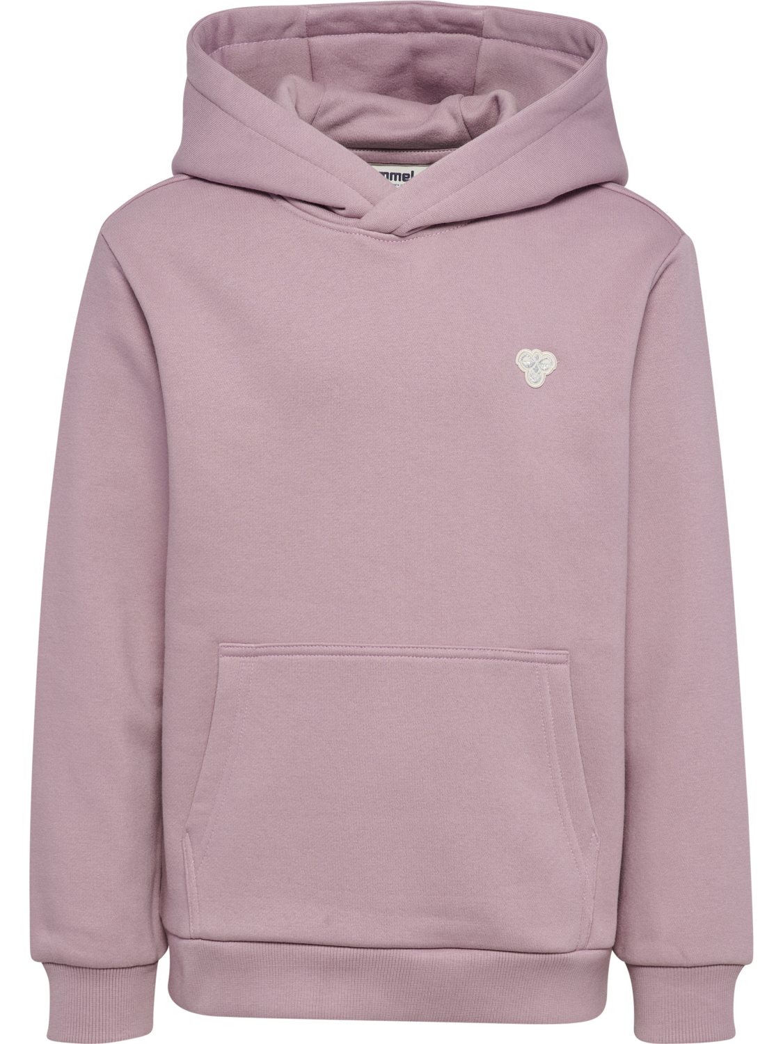 hmlJR LOOSE HOODIE BEE, SEA FOG, packshot