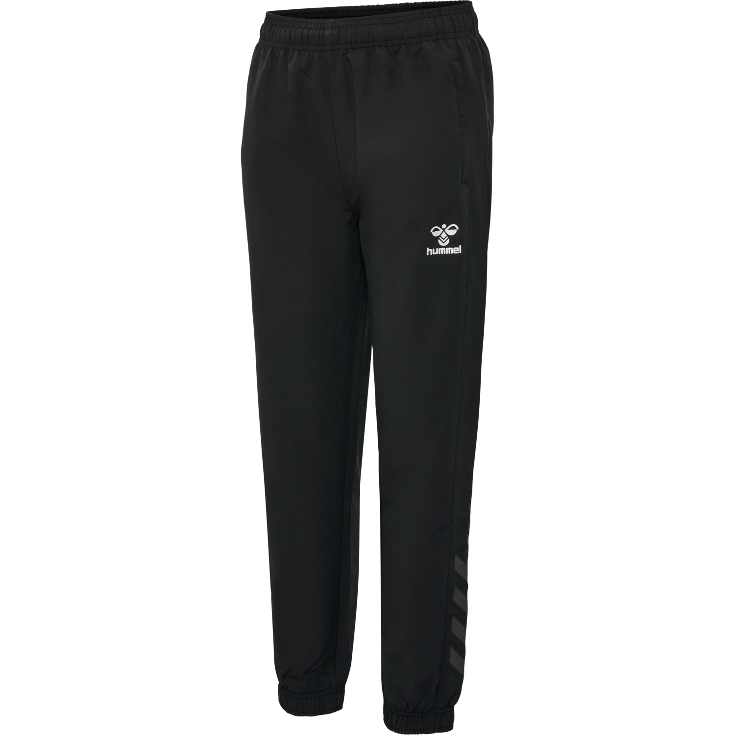 hmlTRAVEL WOVEN PANTS KIDS, BLACK, packshot