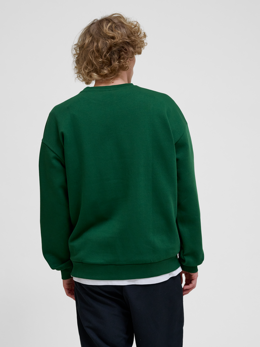 hmlLOOSE CREWNECK BEE, EDEN, model