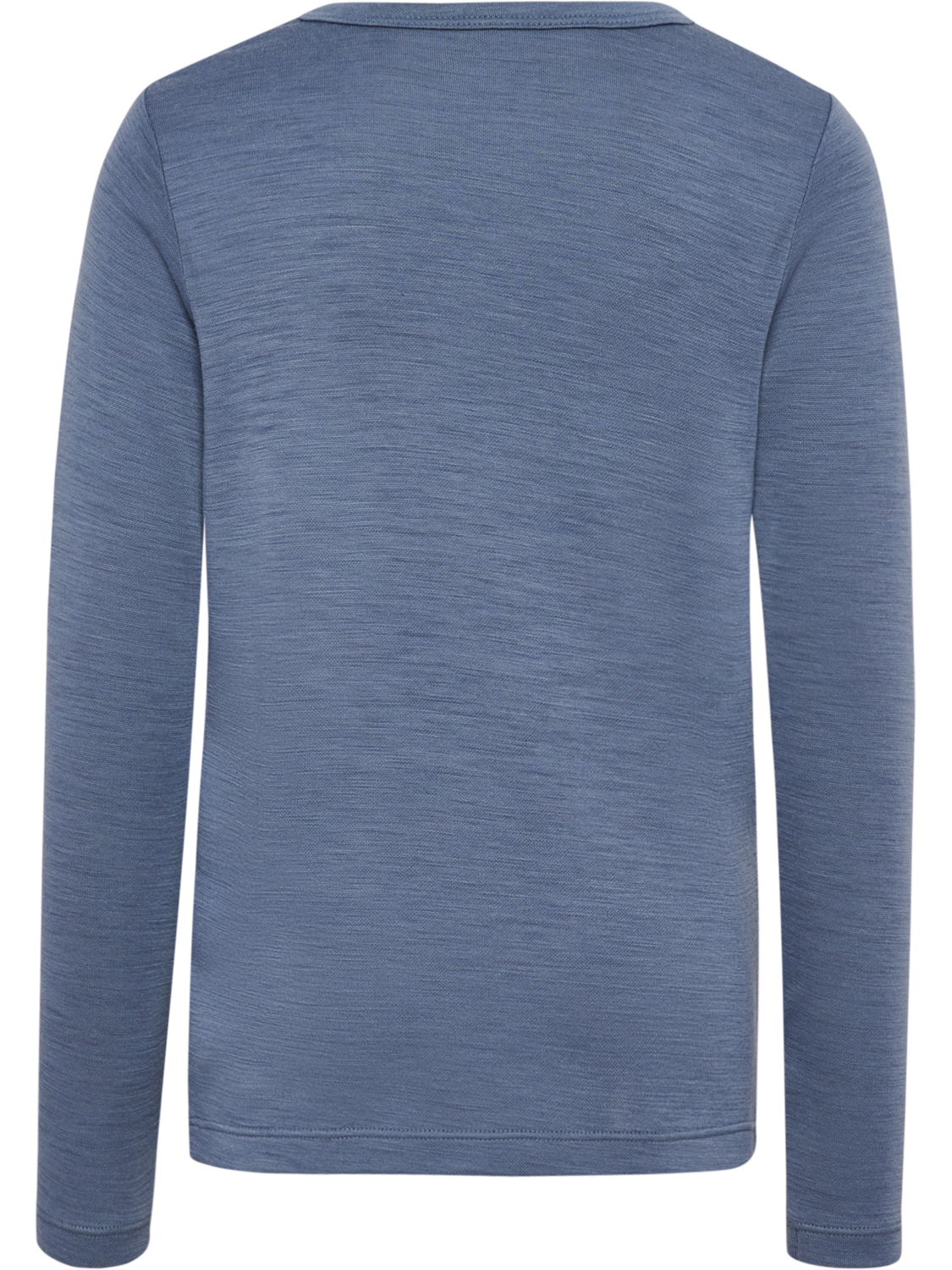 hmlJR WOOL T-SHIRT L/S, FLINT STONE, packshot