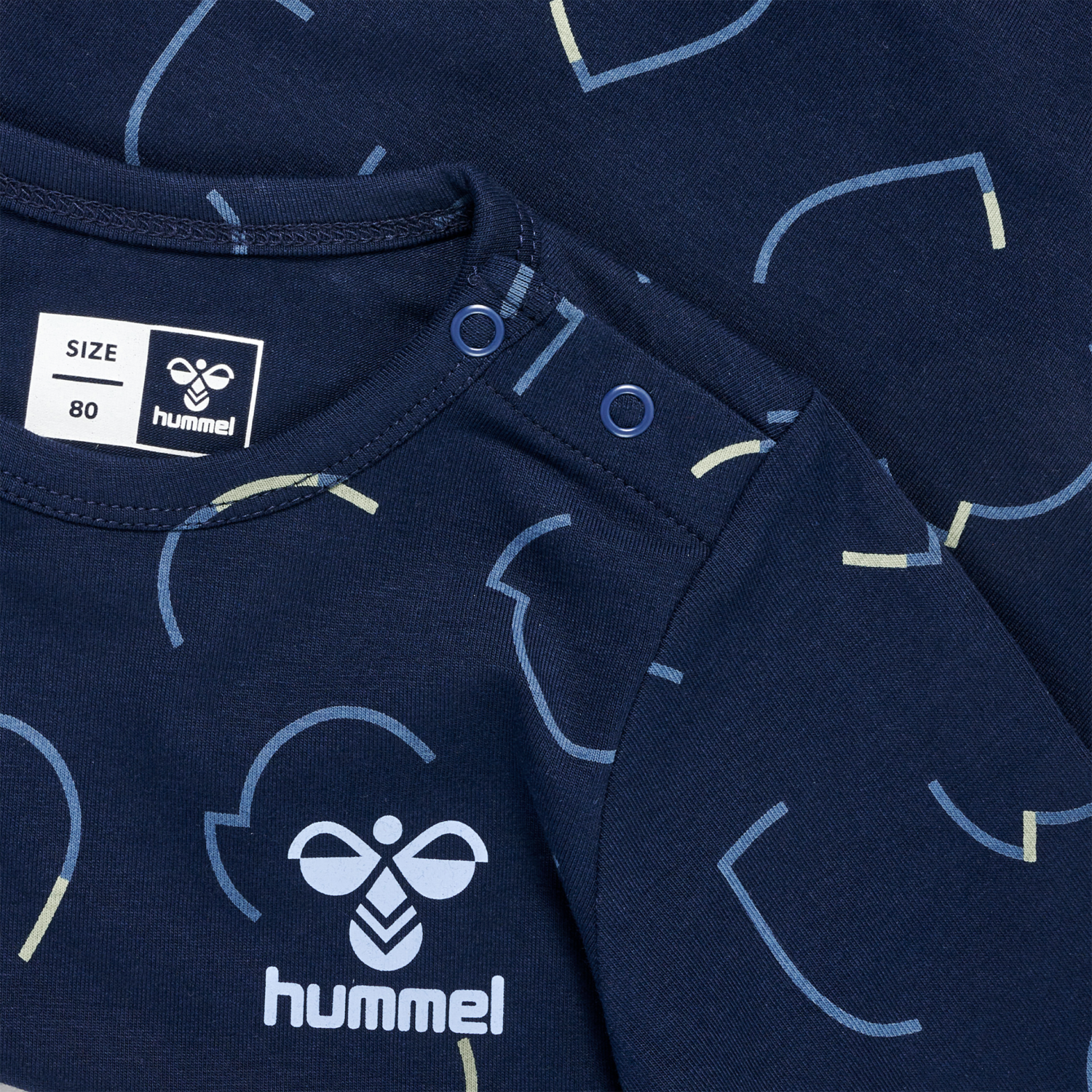 hmlOBI BODY L/S, BLACK IRIS, packshot