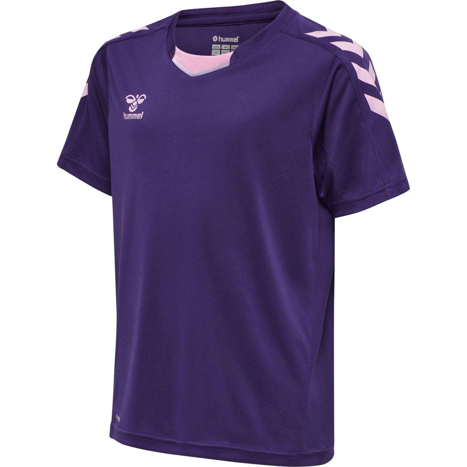 hmlCORE XK POLY JERSEY S/S KIDS, ACAI, packshot