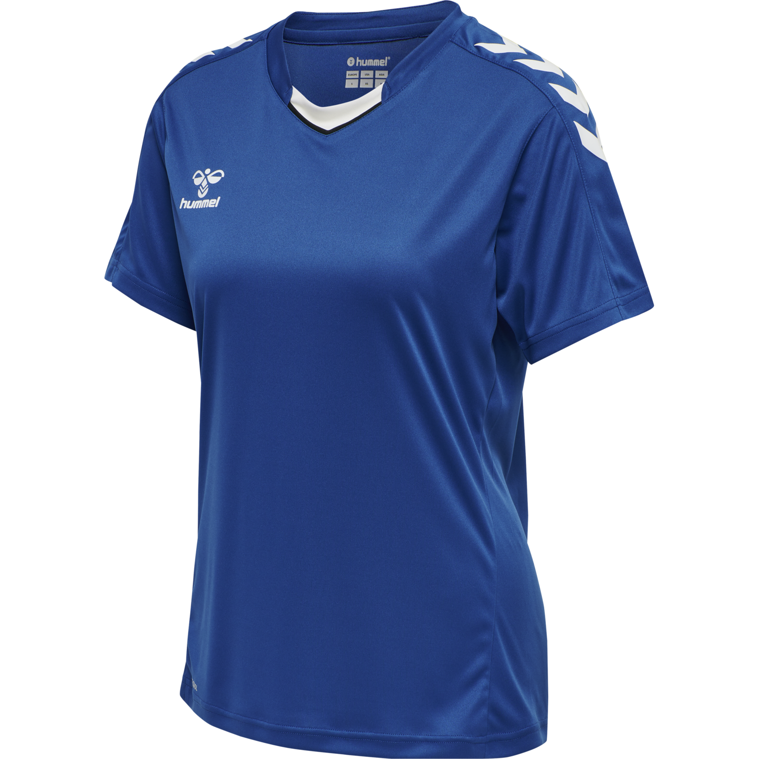 hmlCORE XK POLY JERSEY S/S WOMAN, TRUE BLUE, packshot