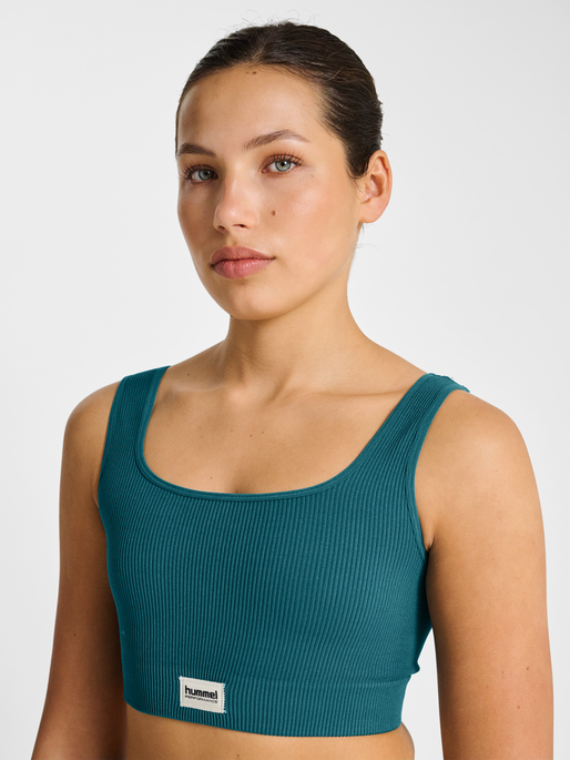 hmlPULSE SEAMLESS RIB BRA, BALSAM, model