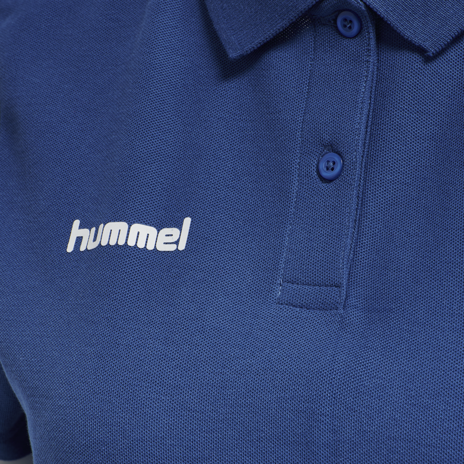 HMLGO COTTON POLO WOMAN, TRUE BLUE, packshot