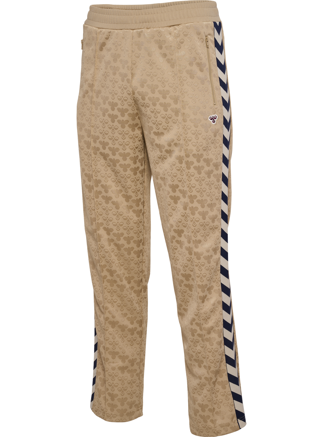 hmlARCHIVE REGULAR POLY PANTS AOP, CORNSTALK, packshot