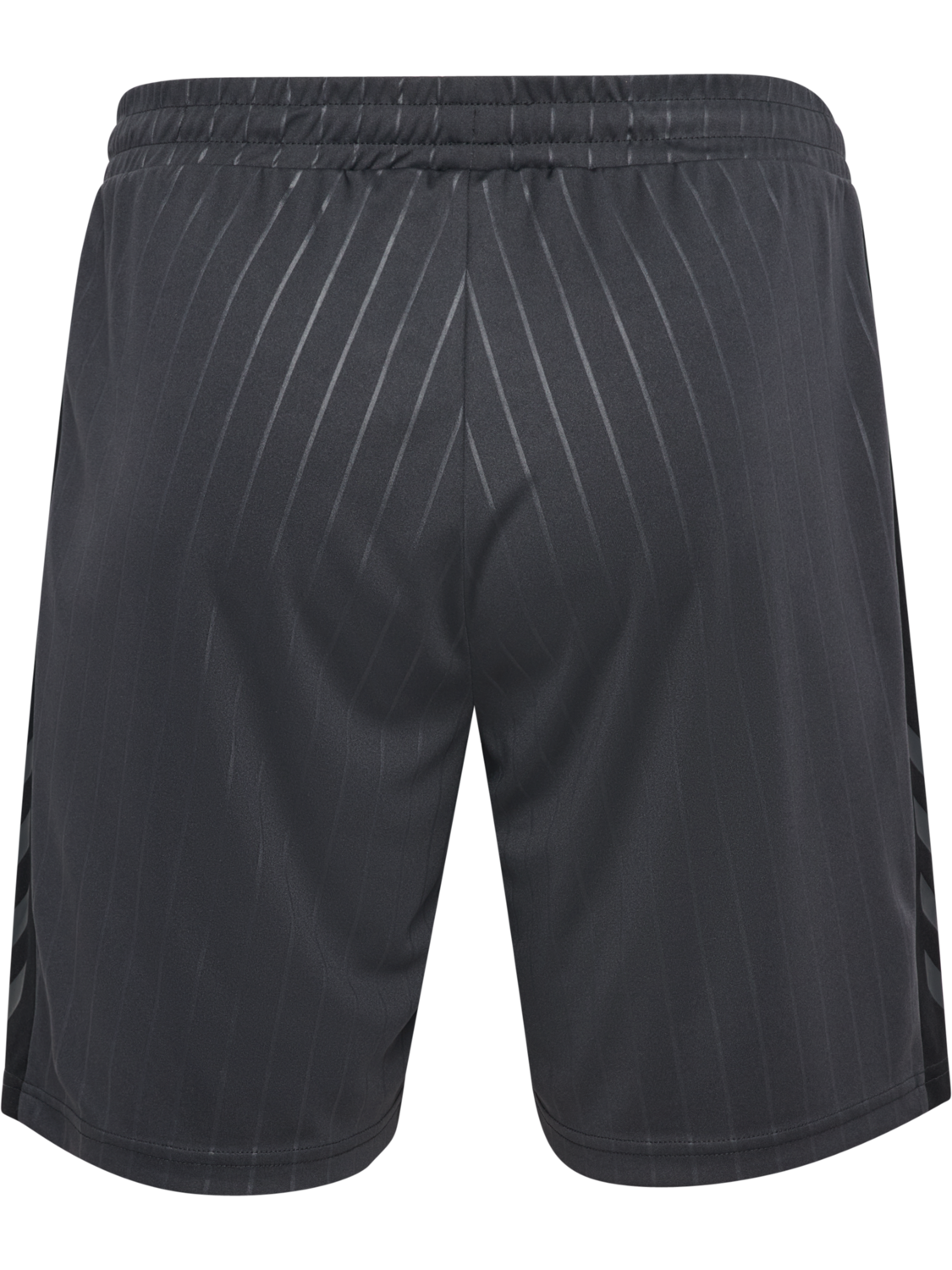 hmlPULSE STRIPE BLOCKED SHORTS, EBONY/BLACK, packshot