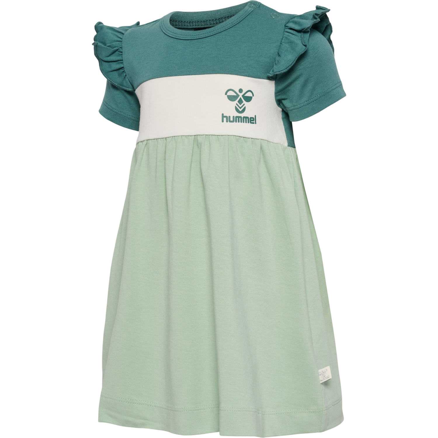 hmlTALYA DRESS S/S, SILT GREEN, packshot
