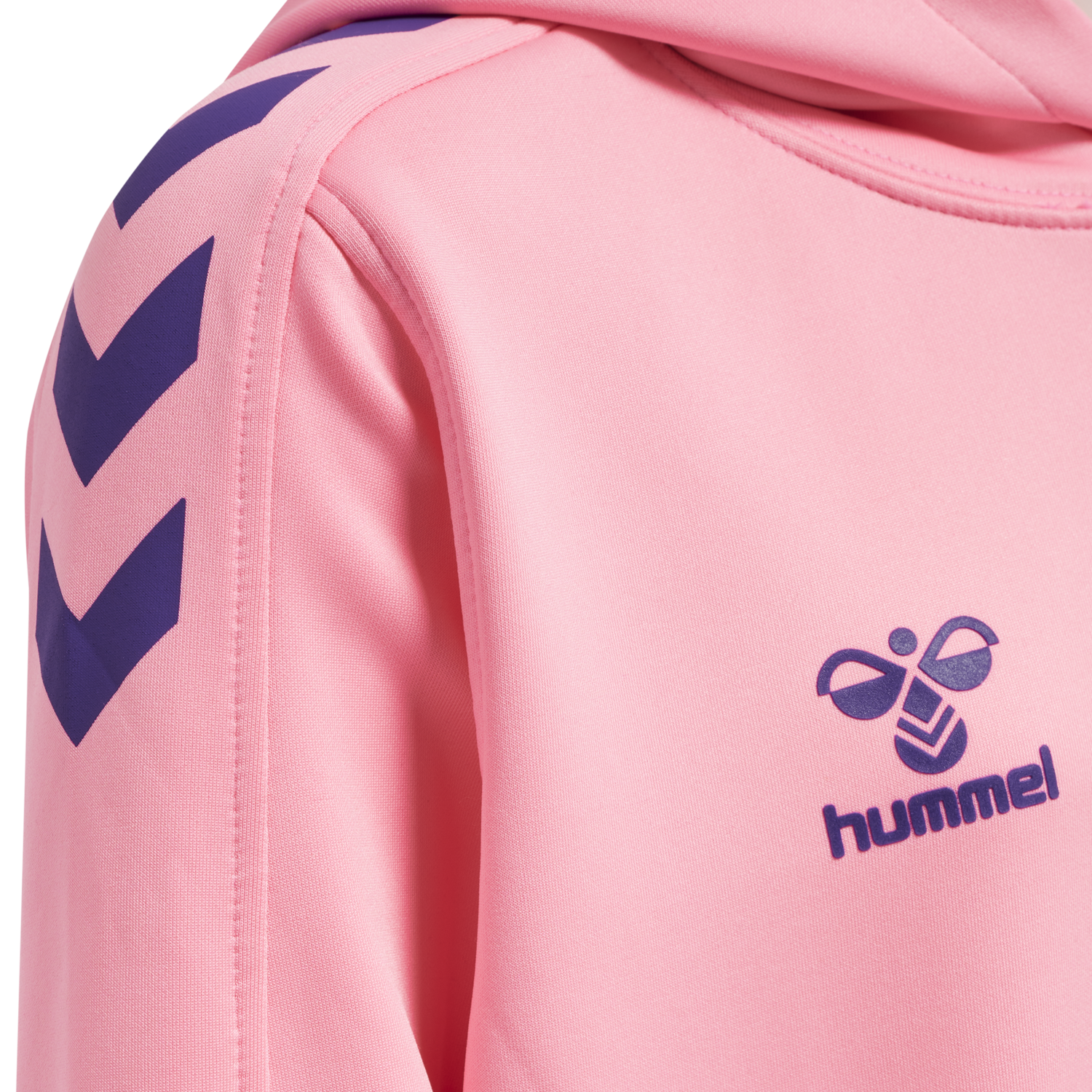 hmlCORE XK POLY KIDS SWEAT HOODIE, COTTON CANDY, packshot