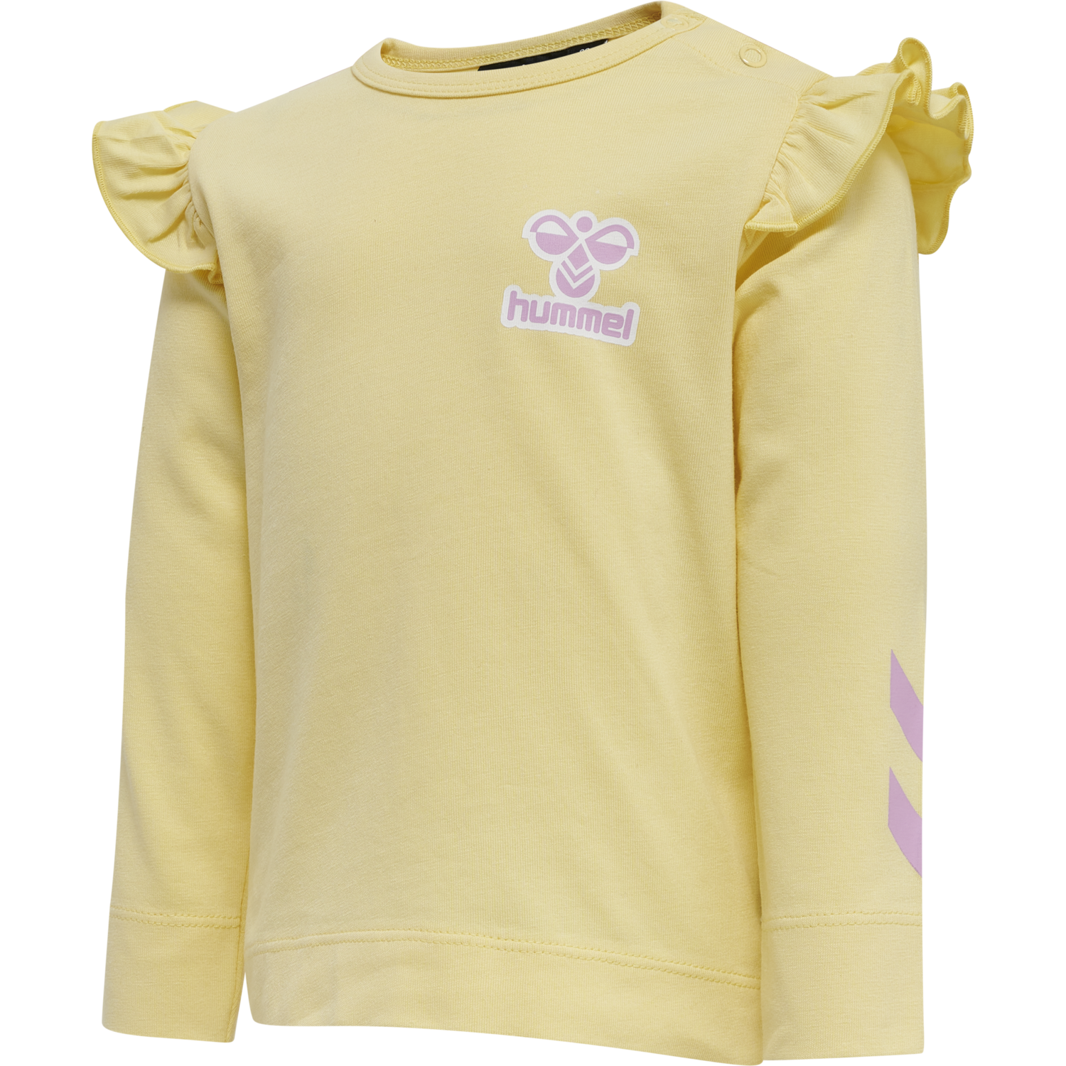 hmlMIRABEL T-SHIRT L/S, PALE BANANA, packshot