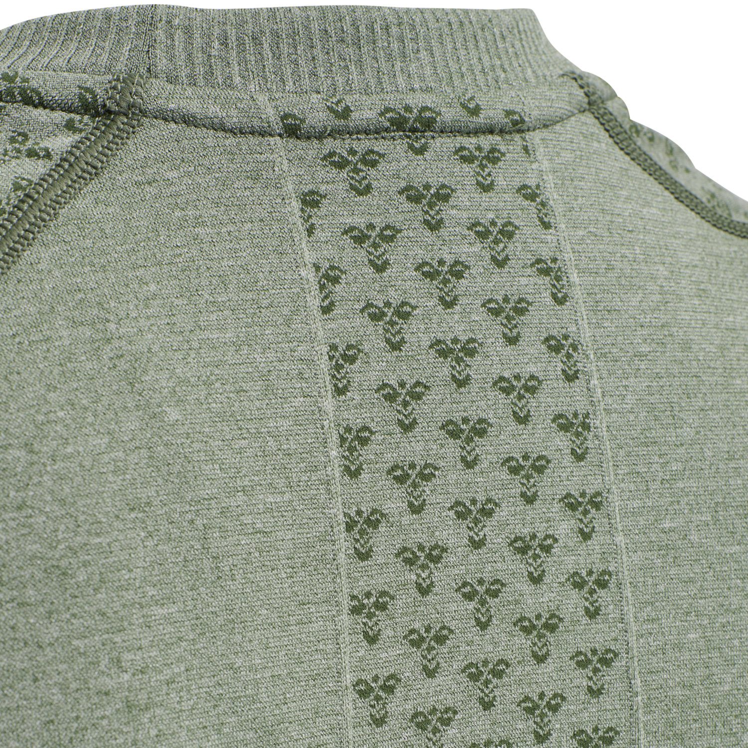 hmlCI SEAMLESS T-SHIRT, THYME MELANGE, packshot