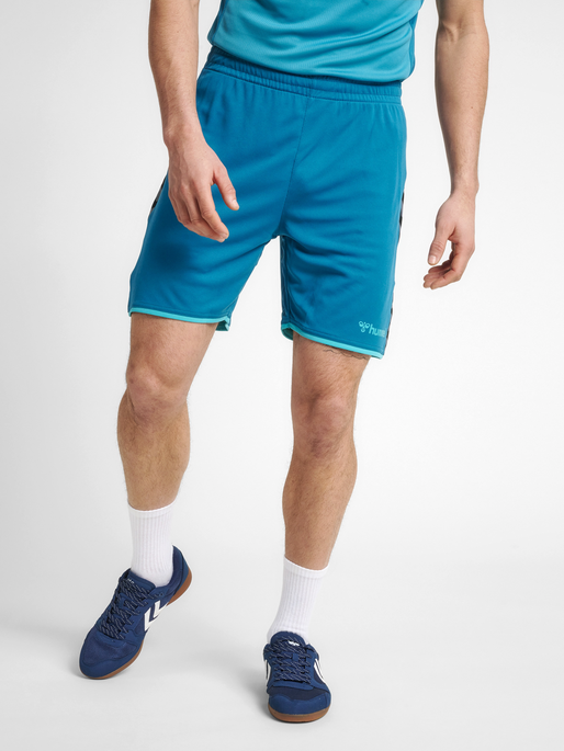 hmlAUTHENTIC POLY SHORTS, CELESTIAL, model