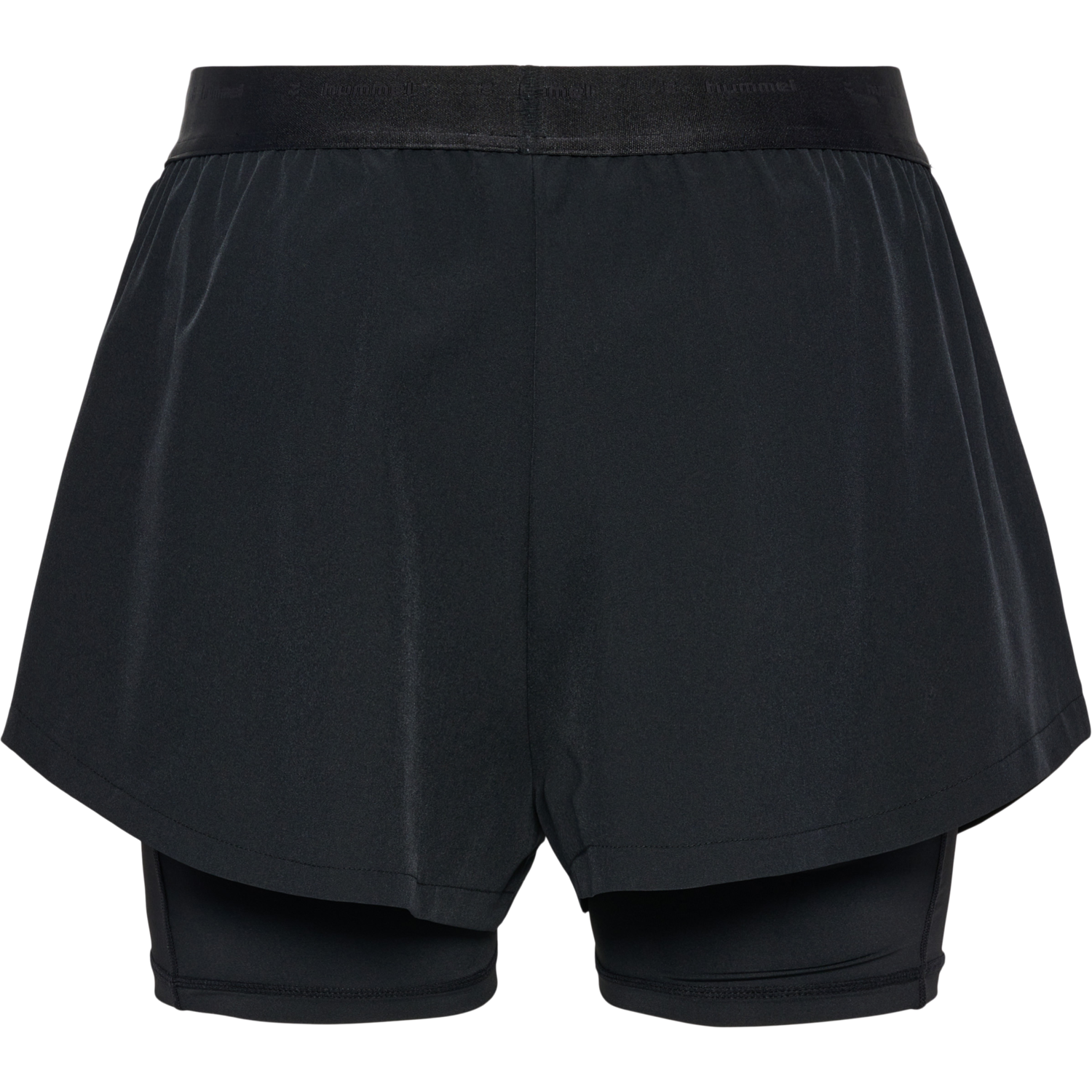 hmlMT FLY 2 IN 1 SHORTS, BLACK, packshot
