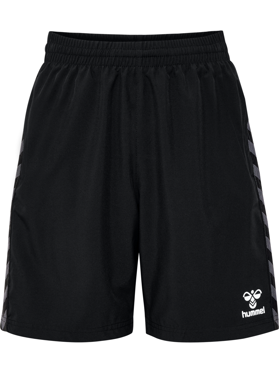 hmlAUTHENTIC WOVEN SHORTS KIDS, BLACK, packshot